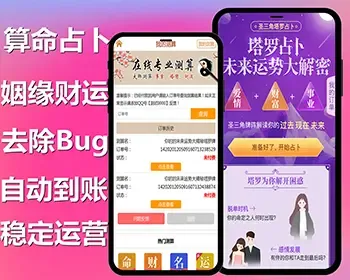 【稳定运营】付费算命占卜源码/八字合婚/风水算命/新年开运/完全开源/短信支付对接