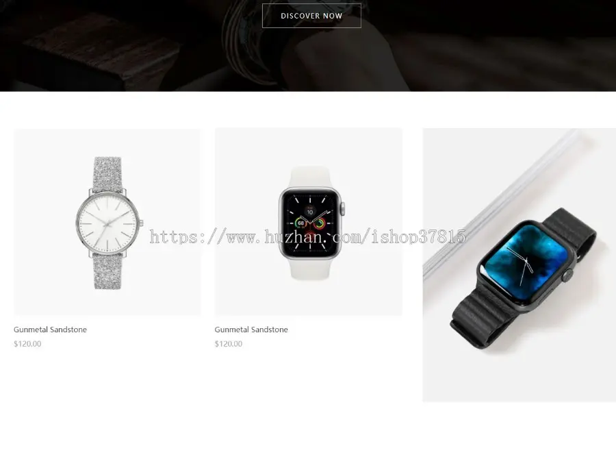 Shopify主题独立站网店现代、简约、干净的手表商店模板跨境电商5种风格Nirosi 