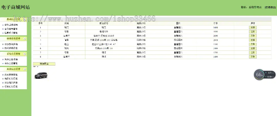 JSP汽车销售系统JSP手机销售系统JSP购物系统JSP购物商城SP网上汽车JSP在线汽车销售系