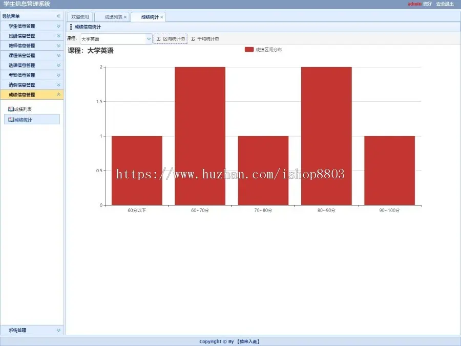 Jsp mysql实现的java web学生成绩管理系统源码附带视频开发教程