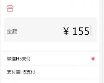 商家付款页面/仿支付宝买单/用户金额输入选择支付方式页面