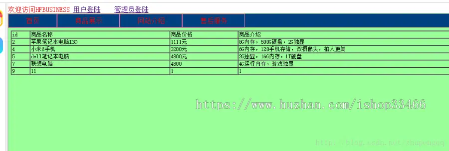 javaweb JAVA JSP购物商城系统源码（电子商务系统）购物系统，电子产品销售系统