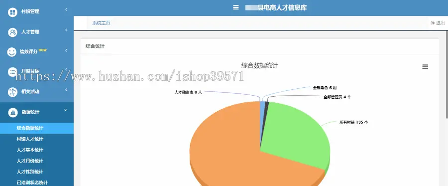 省级/市级/县域电商人才信息库国家电子商务进农村综合示范项目基础培训管理系统