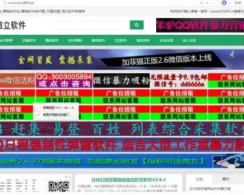 信立营销软件/营销软件下载类网站源码