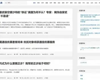 新闻资讯站群系统程序源码 全自动采集人民号 非小偷