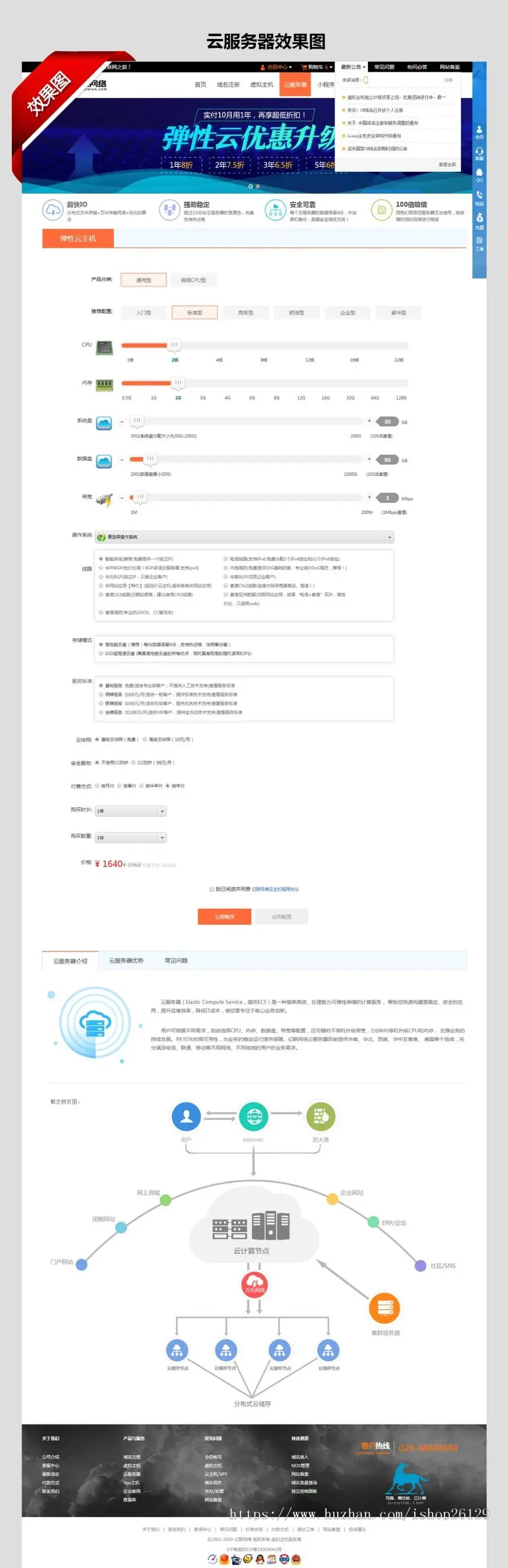 2020西部数码代理模板管理系统平台源码IDC网站虚拟主机运营版