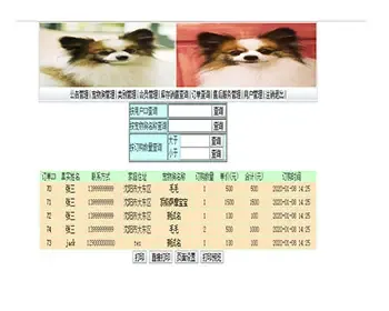 javaweb JAVA JSP宠物狗销售系统宠物管理宠物用品管理网站购物商城系统电子商务系统