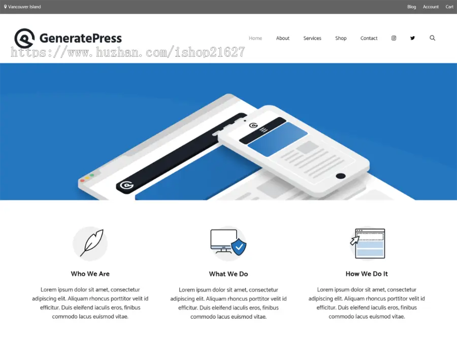 GeneratePress Premium付费版wordpress企业轻量简洁模板主题中文