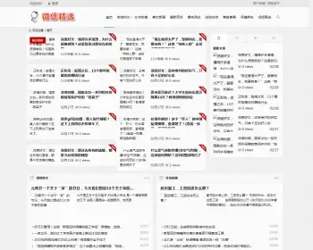 WordPress热点新闻资讯自动采集网站美文网文学源码杂志媒体模板