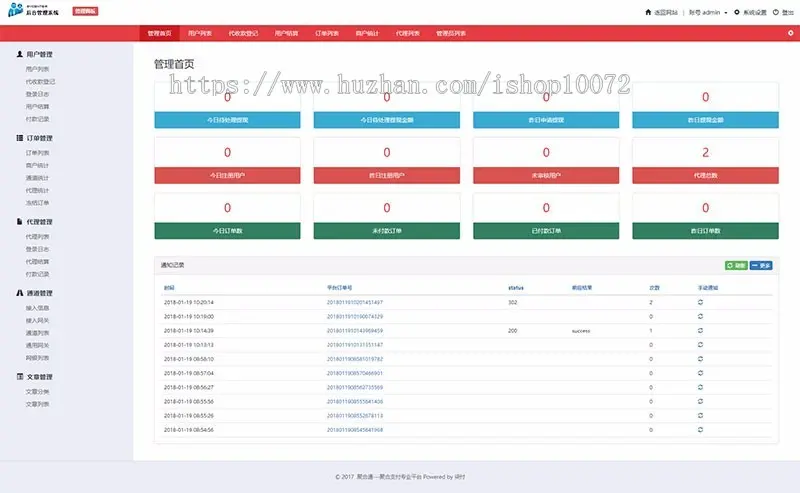 聚合通国富通三方支付运营级系统源码全开源+代付模式+代理商模式，内附安装教程