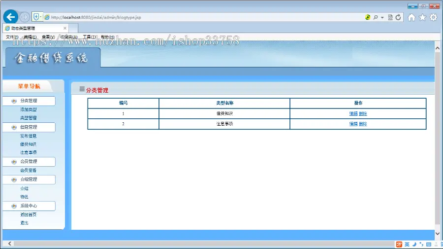 JSP+ssm金融借贷管理系统