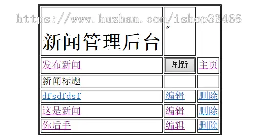 javaweb JAVA JSP新闻发布网站新闻发布系统（新闻管理系统）