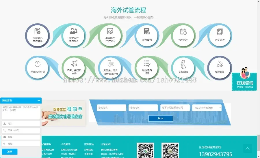 一个专注海外试管婴儿网站 医院网站 美容机构网站 支持SEM和SEO优化 