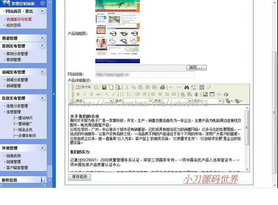 大气漂亮 网络公司网页设计企业建站系统网站源码881104 ASP+ACC