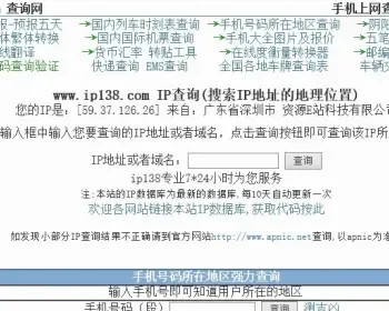 仿ip138.com网站源码导航源码广告源码ip