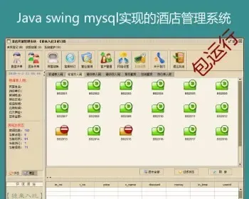 java swing mysql实现的酒店宾馆管理系统源码附视频指导运行教程