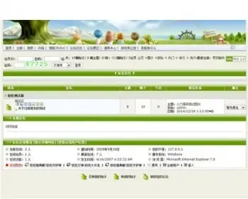 绿色清爽 通用社区BBS论坛系统网站源码XYM311 ASP+ACCESS