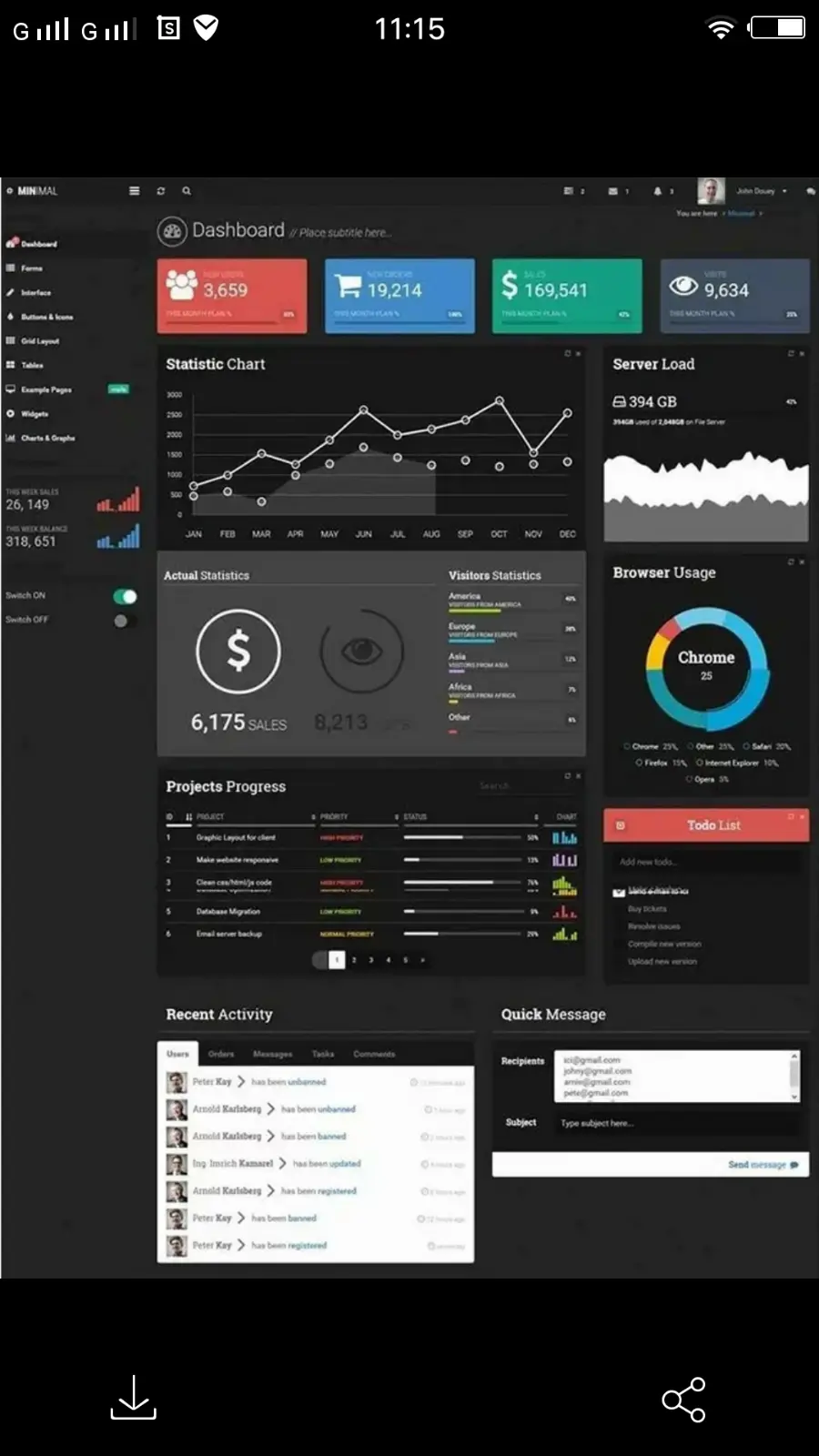 Bootstrap3响应式扁平化带完整源码 H+4.9