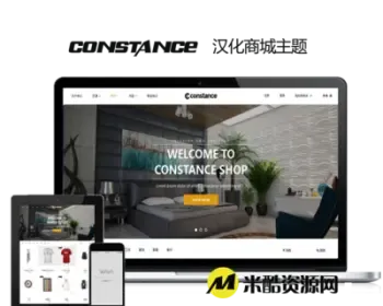 冲钻WordPress主题Constance汉化版企业商城带演示数据PHP源码
