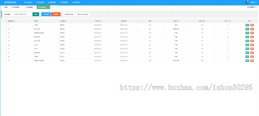 基于jsp+Spring+mybatis的SSM学生成绩信息管理系统源码代码