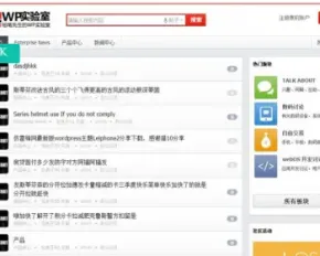 WordPress简易论坛主题WP模板seo优化超好