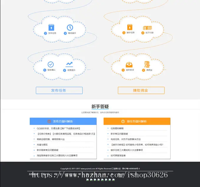 桔子威客系统整站打包 完美运营 修复后台加载过慢问题