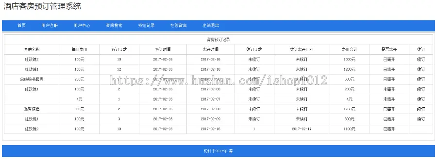 jsp酒店管理 客房管理 预订系统源码+文档 java web ssh mvc j2ee 