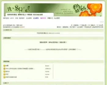 清爽漂亮 旅游类BBS通用论坛管理系统ASP网站源码XYM237 ASP+ACC