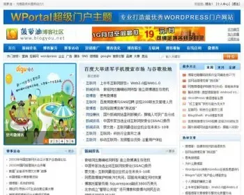 wordpress企业主题 wordpress门户WPortal CMS 解密版