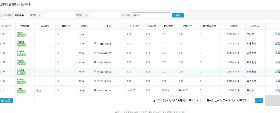 ecshop小京东5.0源码开发的全返直销商城源码，保留大部分ecshop功能 