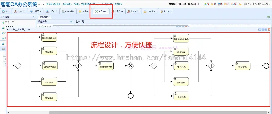 Java工作流文件系统OA办公智能化 Spring MVC + Spring + Hibernate + Apache Shiro + Activiti 