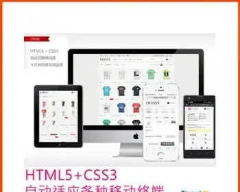 ecshop商城源码html5手机wap响应式自适应php网站模板带后台dossy