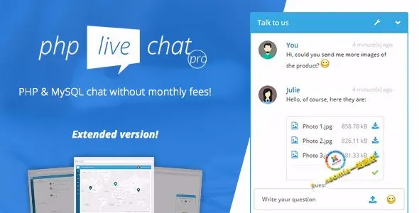 在线客服聊天系统PHP Live Chat Pro /网站客服源码/支持电脑手机 