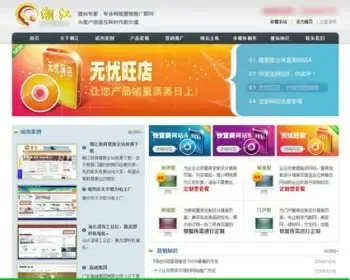 大气漂亮 网络公司网页设计企业建站系统网站源码881104 ASP+ACC