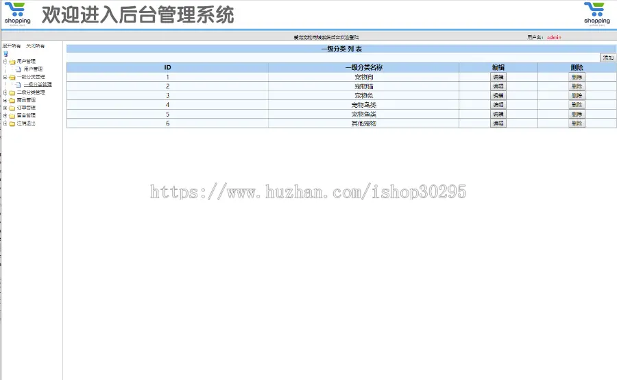 基于jsp+Spring+mybatis的SSM宠物商城带后台管理系统eclipse源码代码 