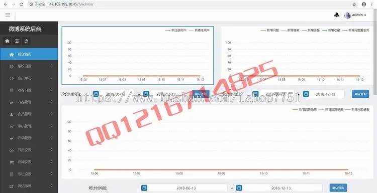 2018新仿微博社交互动平台源码带商城话题专栏打赏等功能PCWAP微信三端社交平台源码 