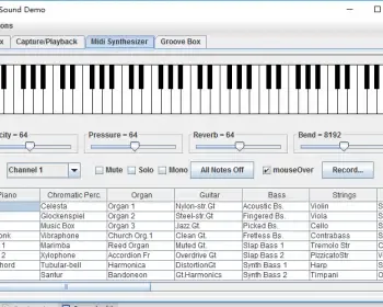 java swing实现播放录音钢琴音符源码