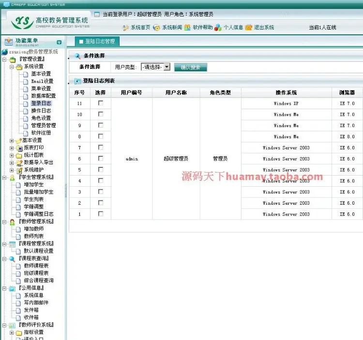 高校教务管理系统源码 教师教学评价系统 教师管理系统 asp.net