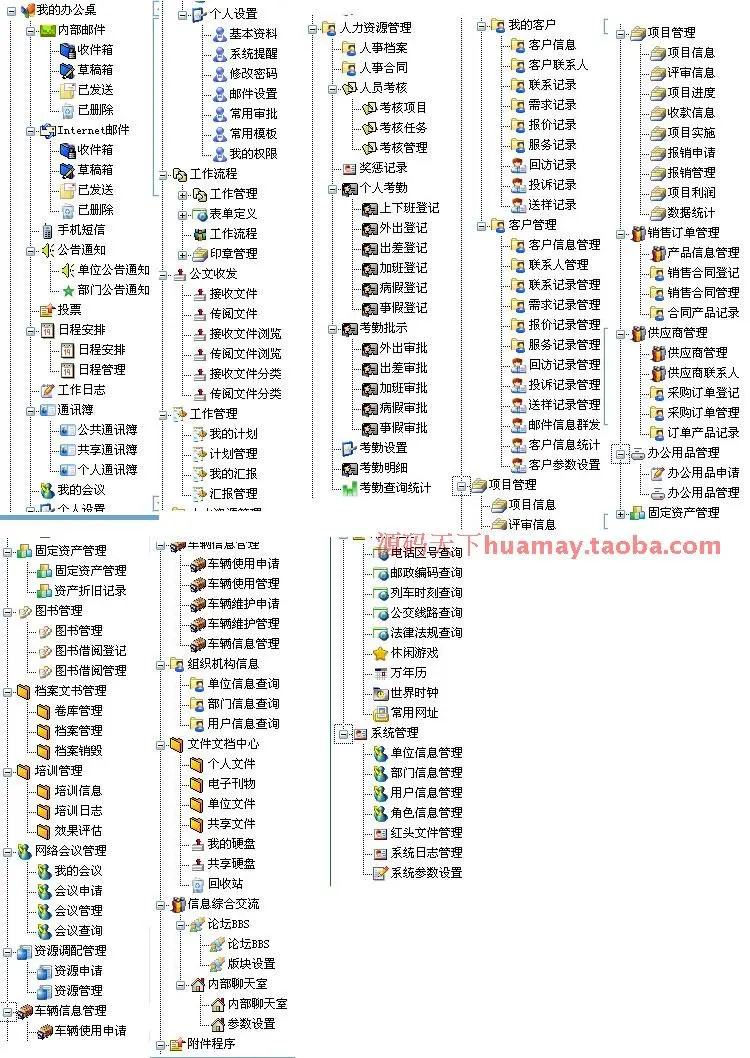 大型OA源码 企业OA协同办公 ERP源码 asp.net SQL2008 C#