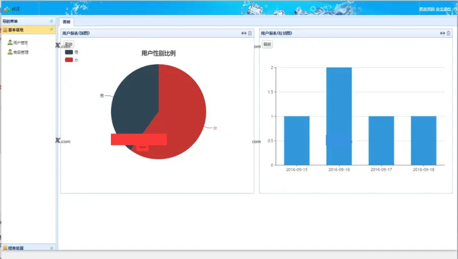 ASP.NET后台管理系统源码，基于MVC+EasyUI+ECharts后台源码 