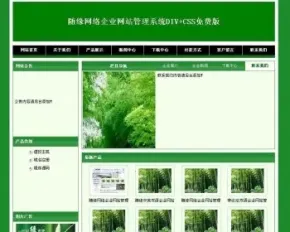 随缘企业网站管理系统（DIV+CSS） 绿色修正版