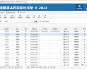 ASP.NET WebForm通用权限系统框架源码 二次开发框架 .net框架