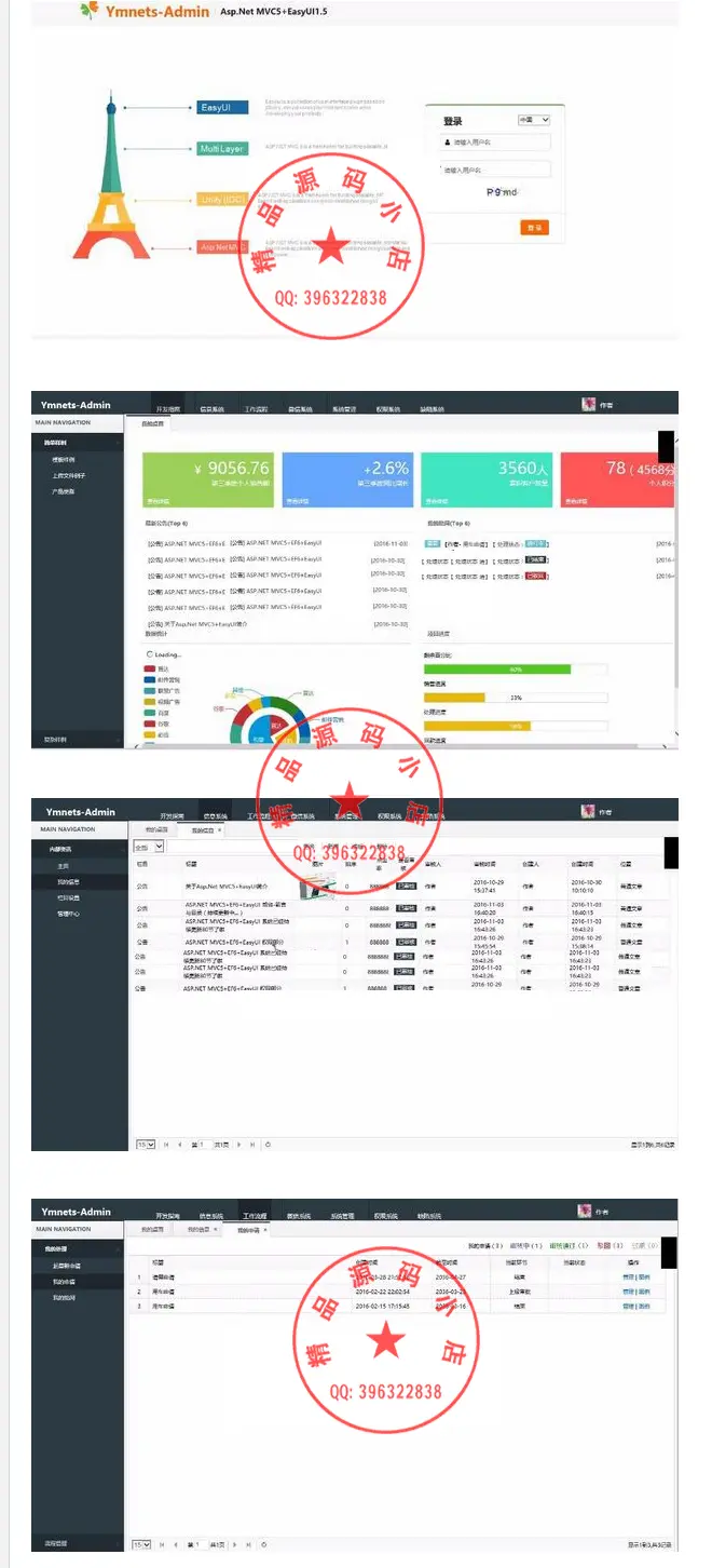 MVC5+EasyUI企业快速开发框架源码，BS开发框架，包含框架权限管理部分核心功能等 