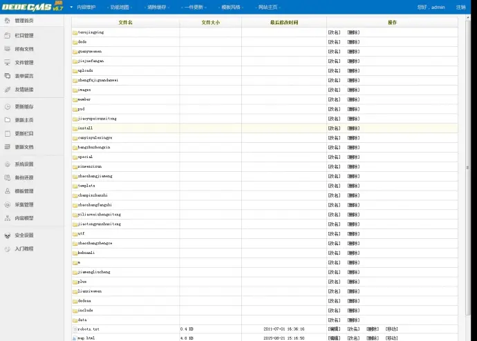 dedecms织梦后台风格模板UTF编码 