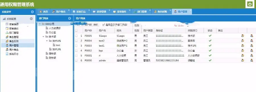 ROSE通用权限管理系统源码