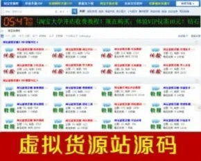 2015虚拟货源网源码|虚拟货源论坛源码|数百T资源