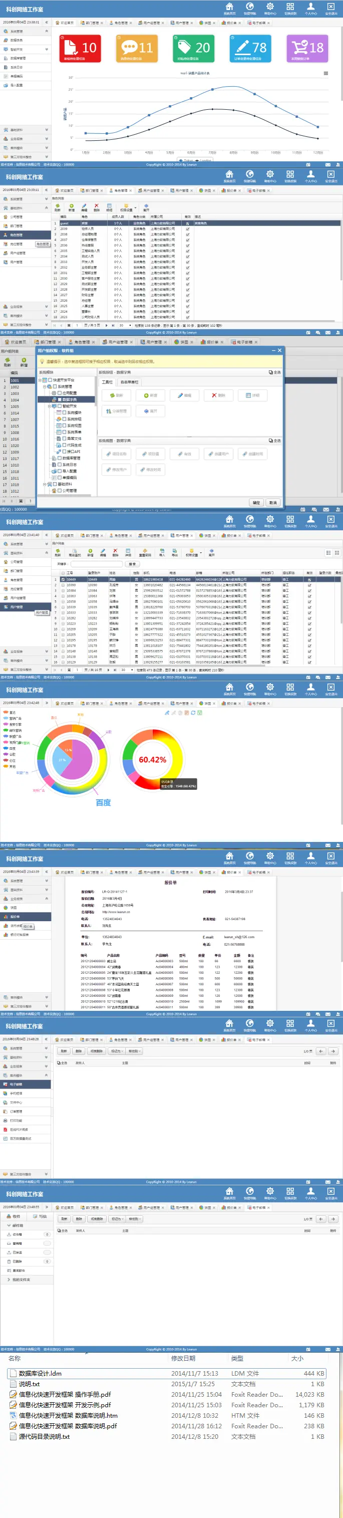 ASP.NET系统网站网页 C#源码 mvc权限快速开发建站框架OA CRM CMS 