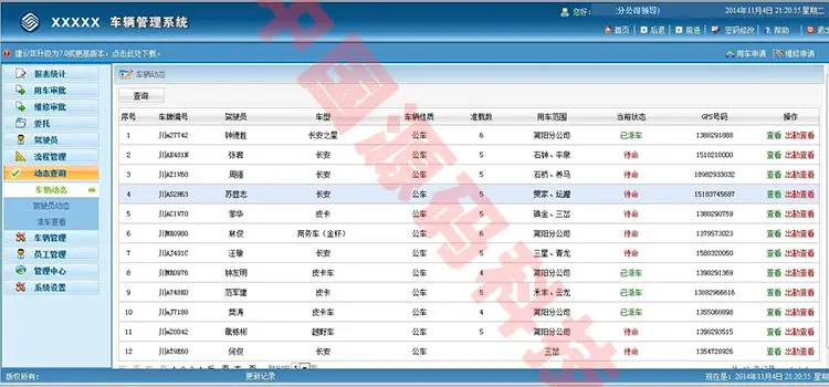 大型车辆管理系统源码 移动派车系统 车管系统 asp.net C#源码