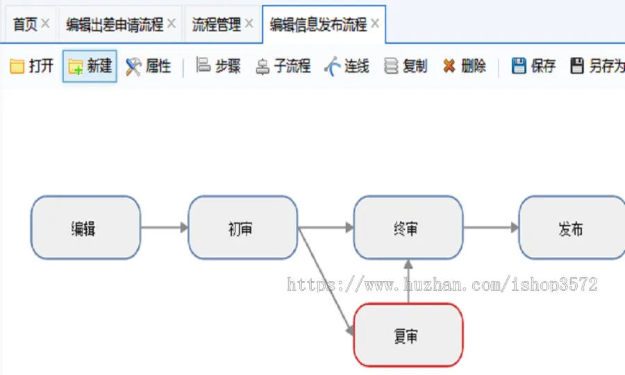 可视化流程设计器源码 SQL2012 C# VS2017 WebForm 