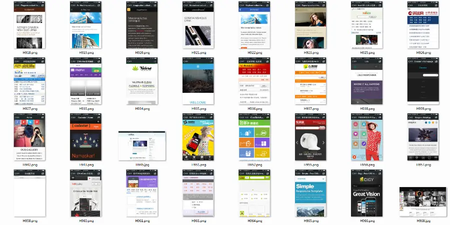 HTML5源码打包出售800套+，流行的H5模板页面手机pc均可使用